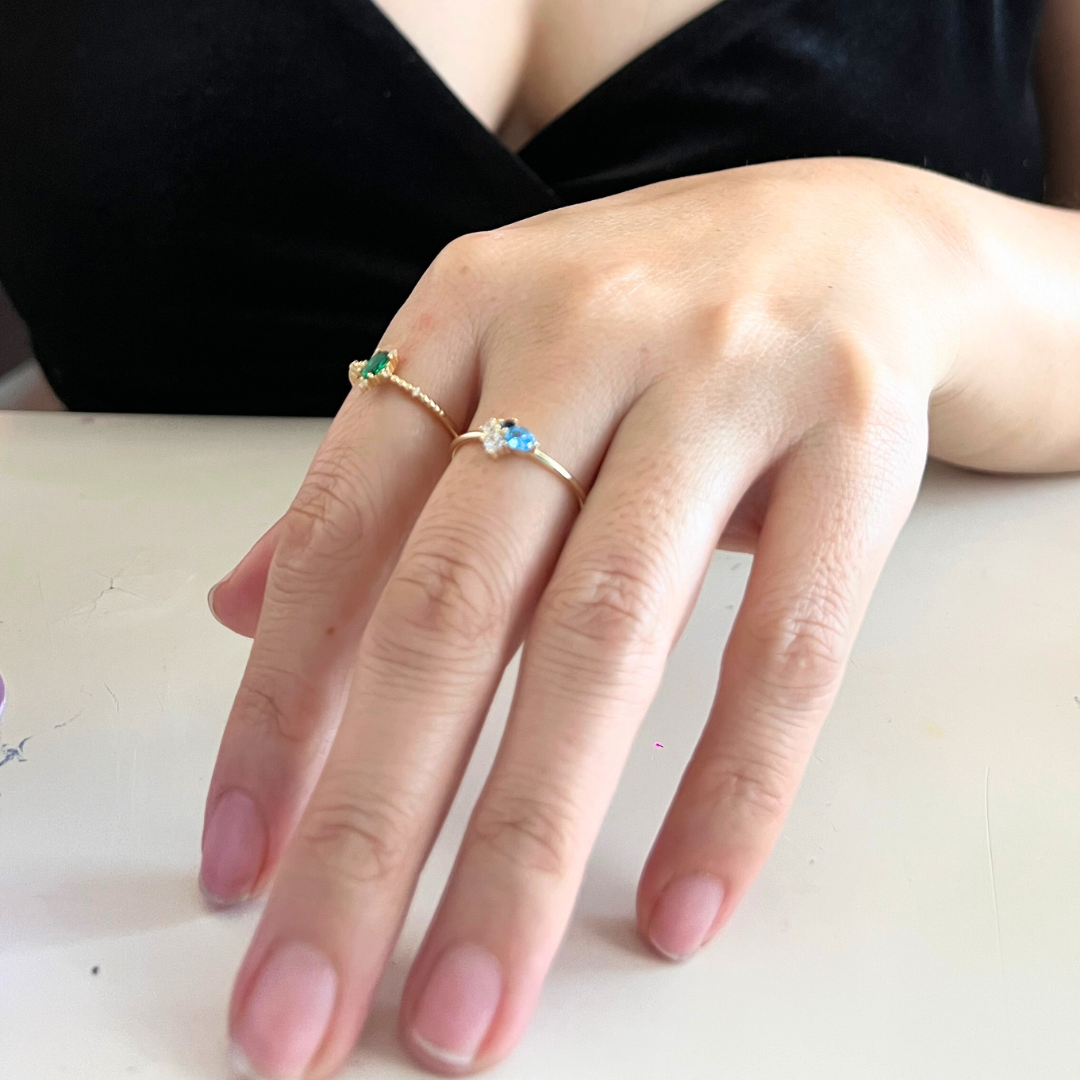 Бөгж | Ring Green Almond